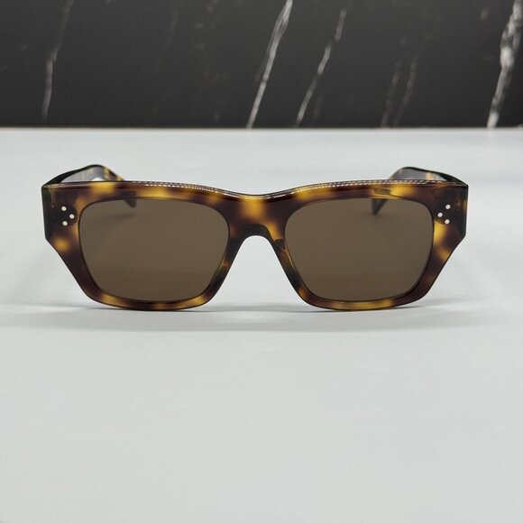 NEW CELINE CL40297U 53E HAVANA WOMEN SUNGLASSES CELINE - Picture 3 of 10